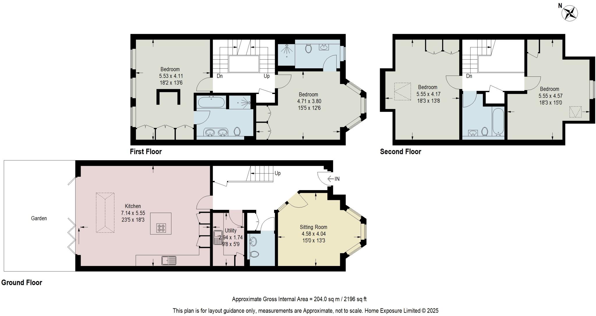 Oak Mount Place, Old Avenue, Weybridge, Surrey, KT13 floorplan