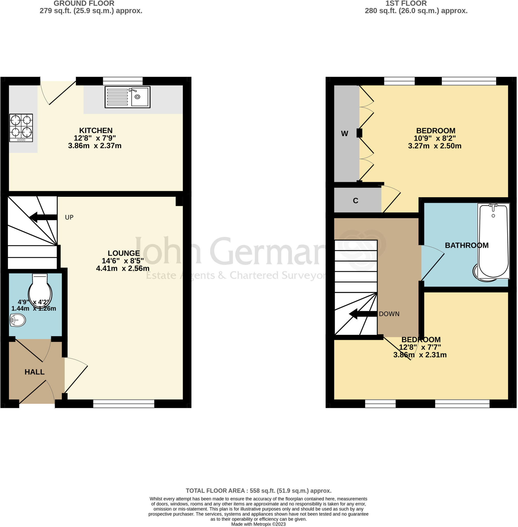 Drovers Close, Uttoxeter floorplan
