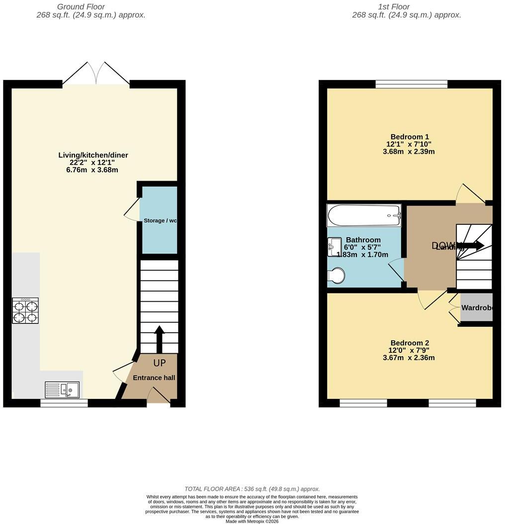 Daffodil Way, Lyde Green floorplan