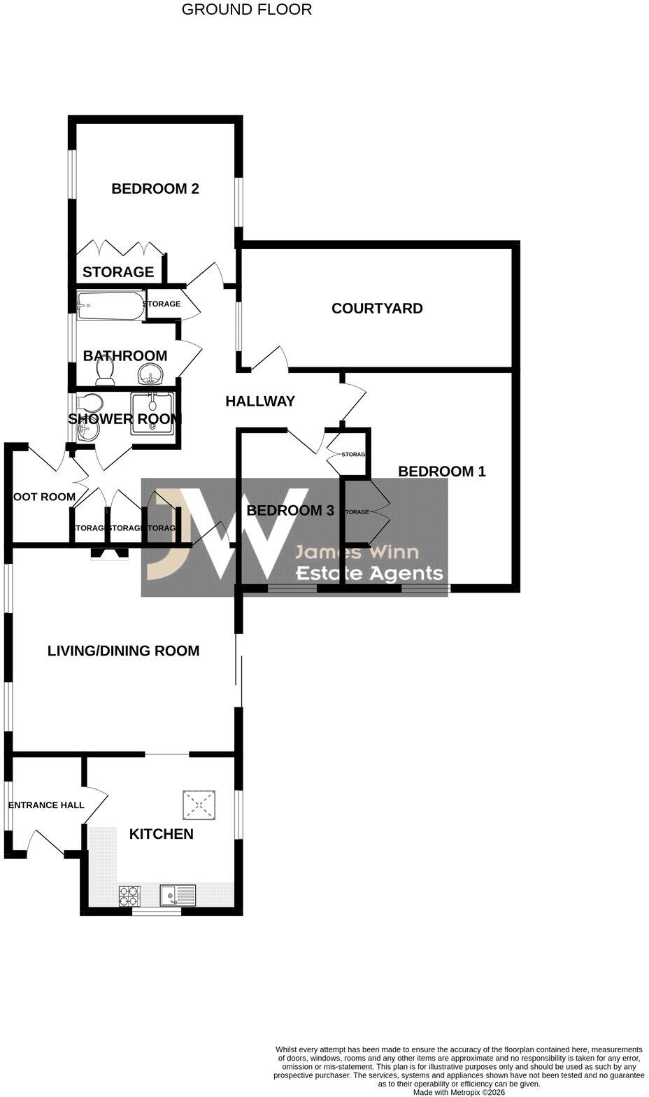 Ainderby Steeple, Northallerton, DL7 floorplan