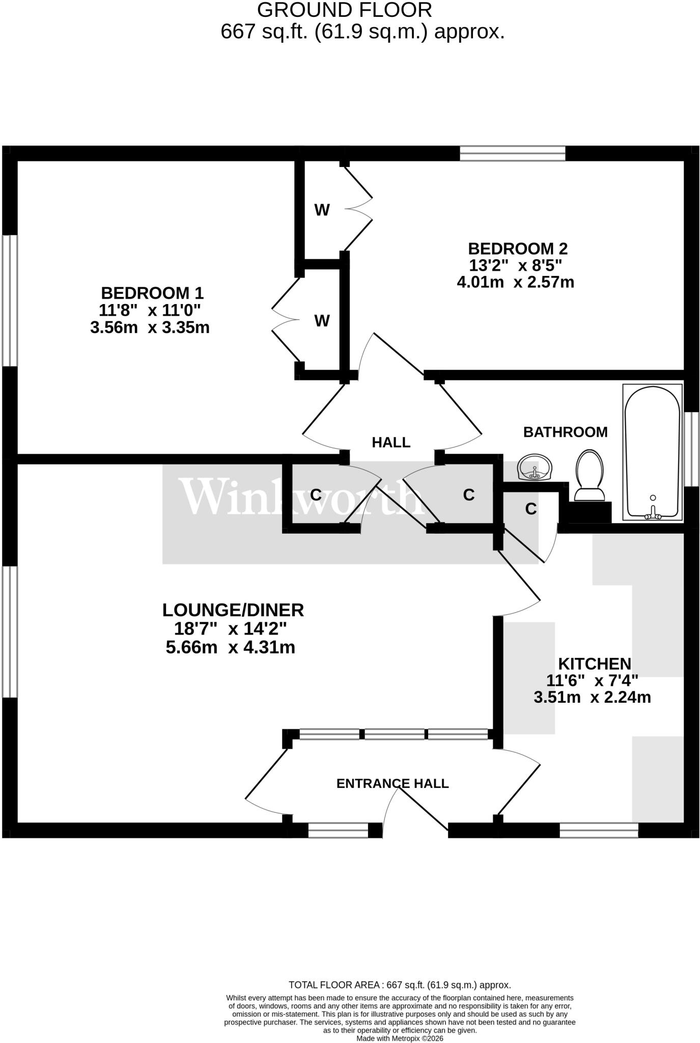 Bowers Avenue, Norwich, Norfolk, NR3 floorplan