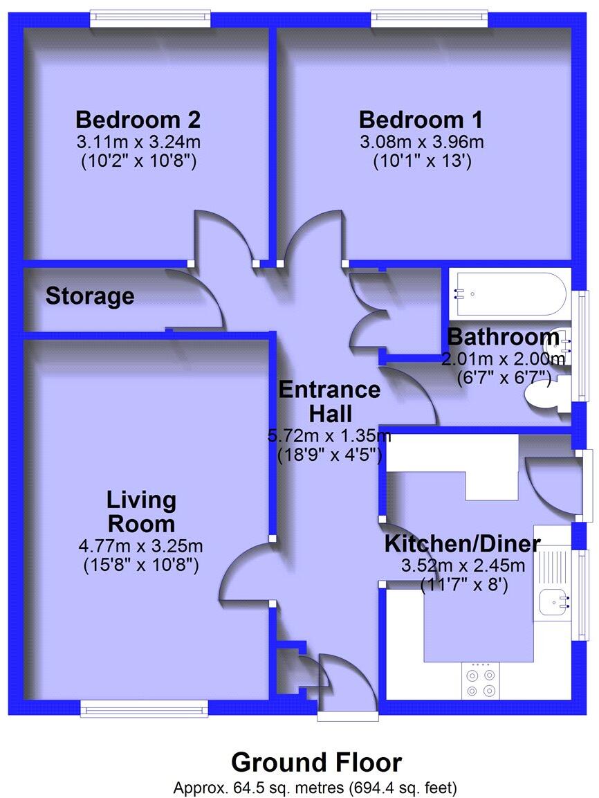 Kemple View, Clitheroe, Lancashire, BB7 floorplan