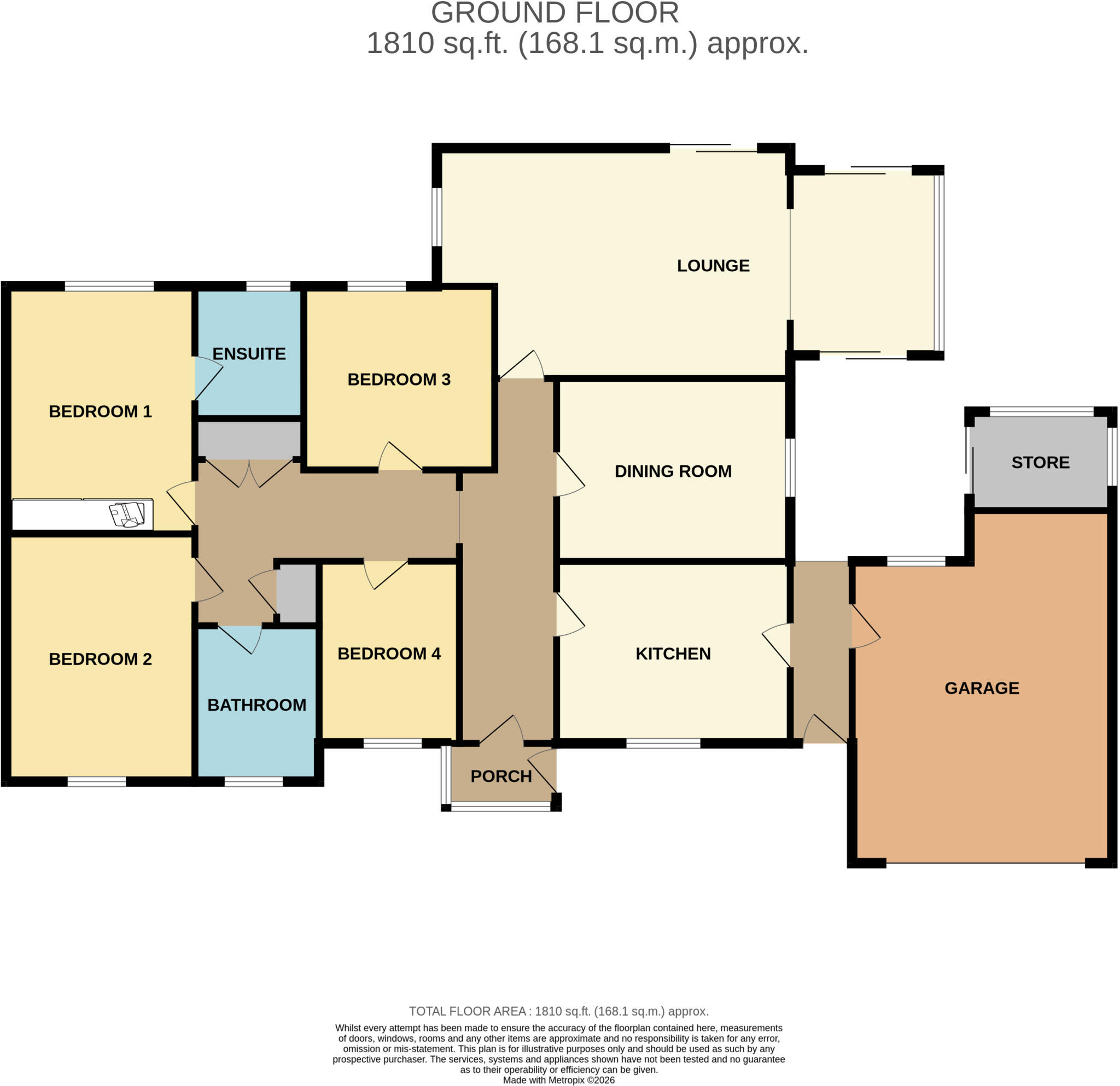 Ash Tree Road, Burnham-On-Sea, Somerset, TA8 floorplan
