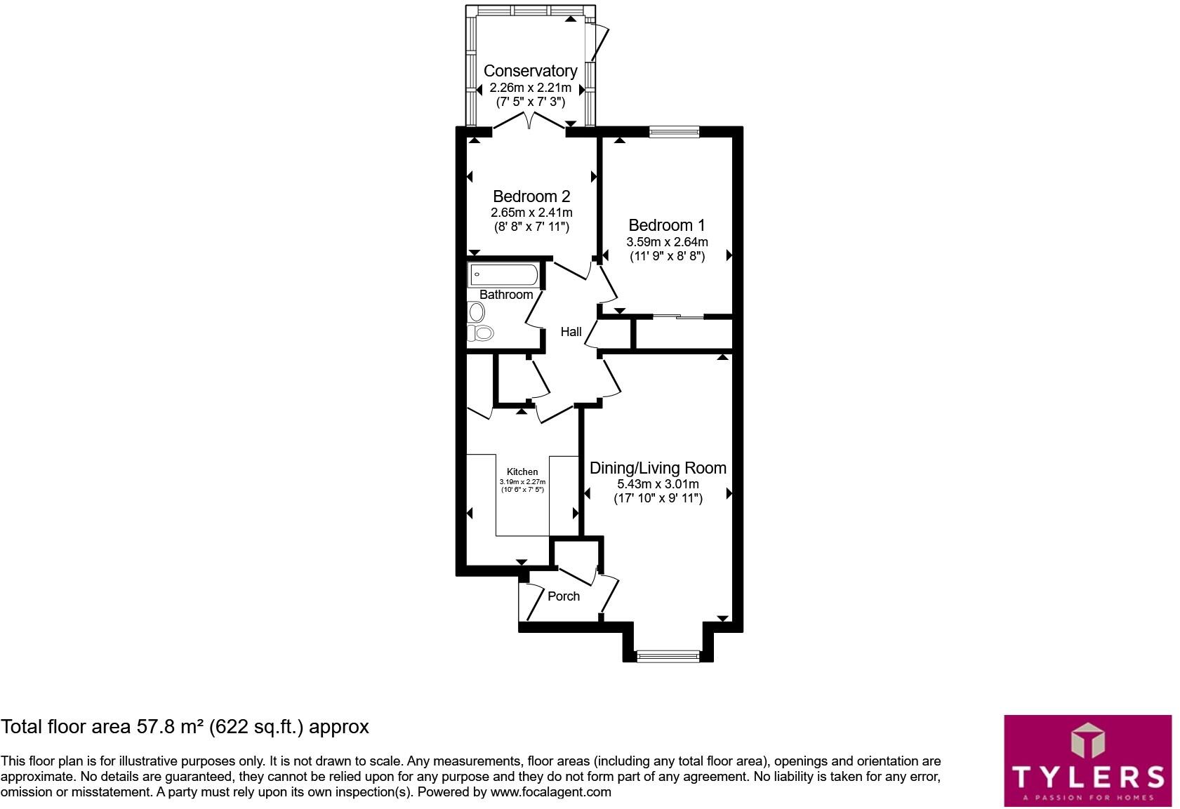 Appletrees, Bar Hill, Cambridge floorplan