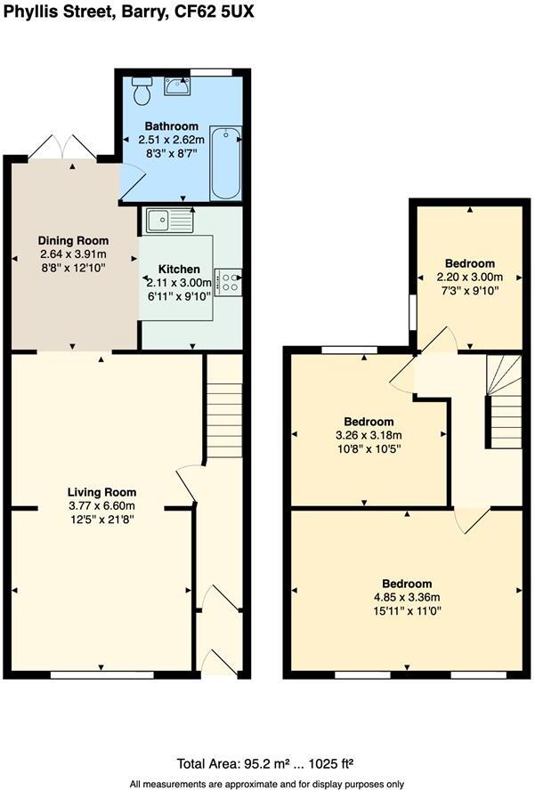 Phyllis street, Barry floorplan