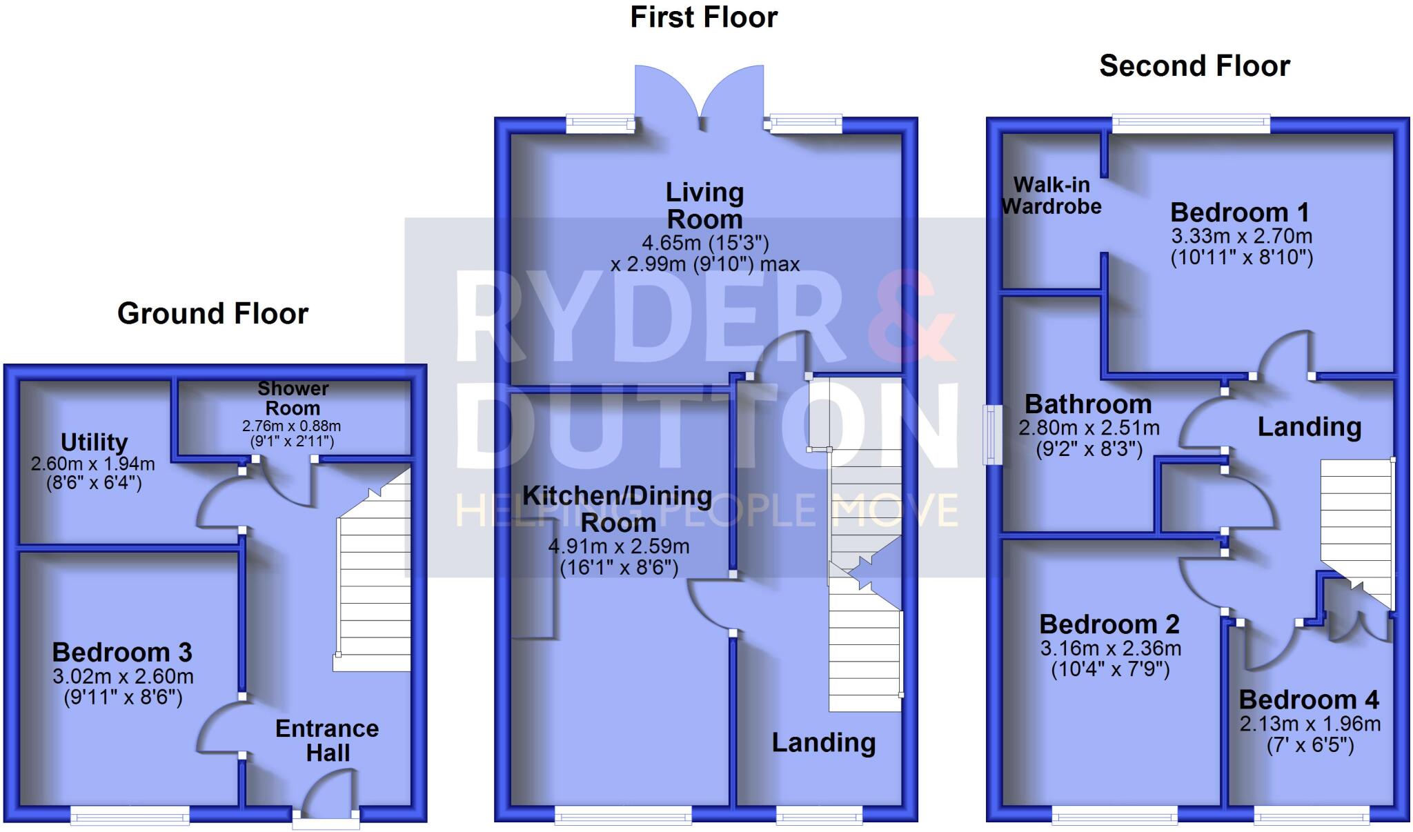 Hillcrest View, Golcar, Huddersfield, HD7 floorplan