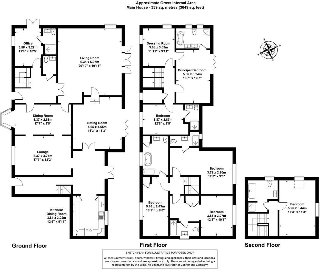 Hunting Butts Fairm, Cheltenham GL50 4NZ floorplan