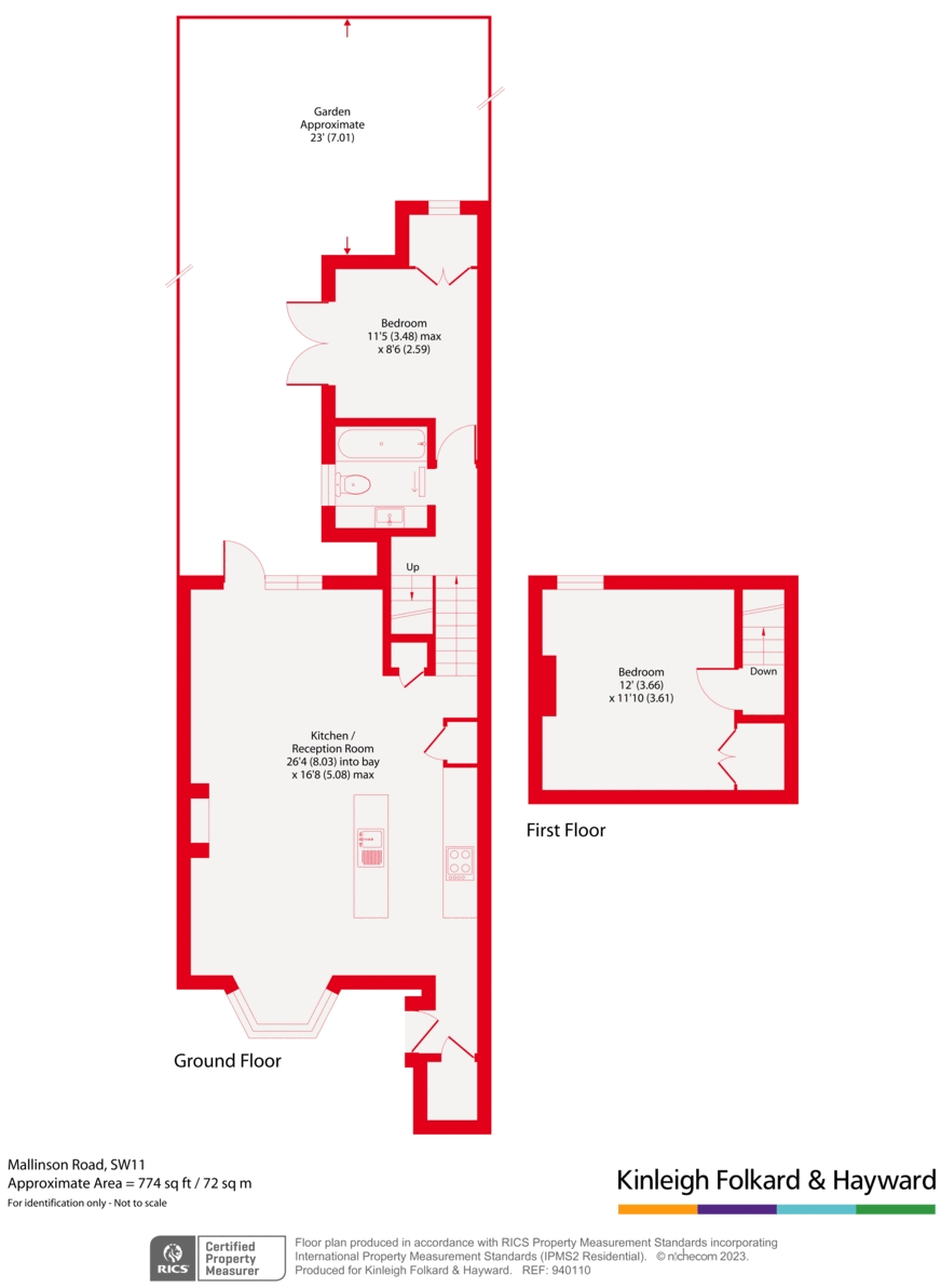 Mallinson Road, Battersea, London, SW11 floorplan