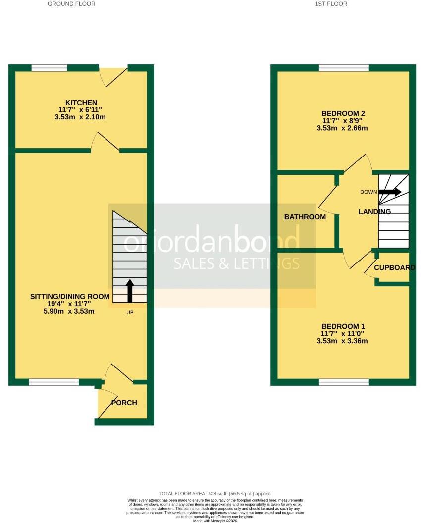 Manorfield Close, Little Billing, Northampton NN3 floorplan