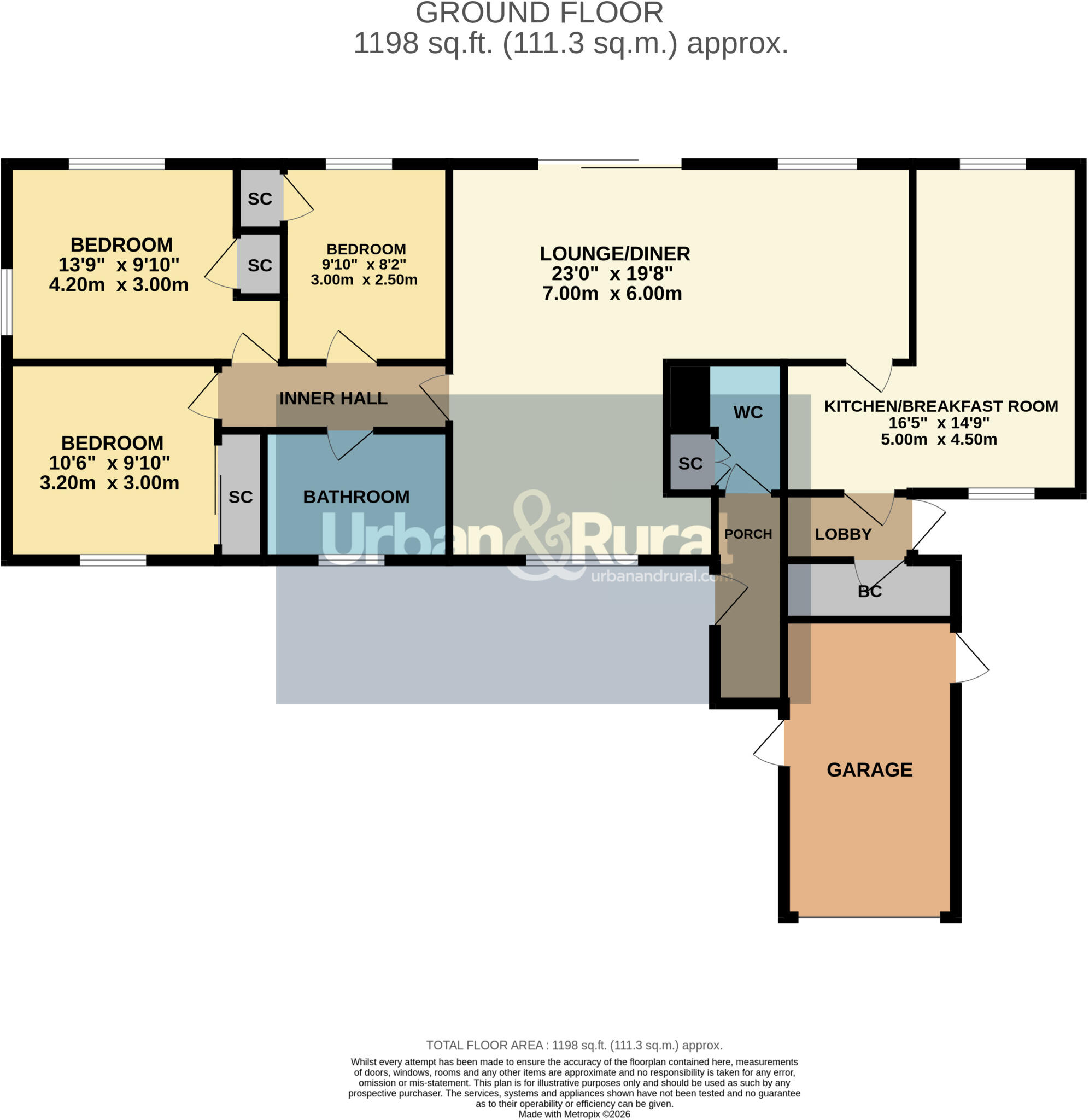 Chestnut Crescent, Maulden, Bedfordshire, MK45 floorplan