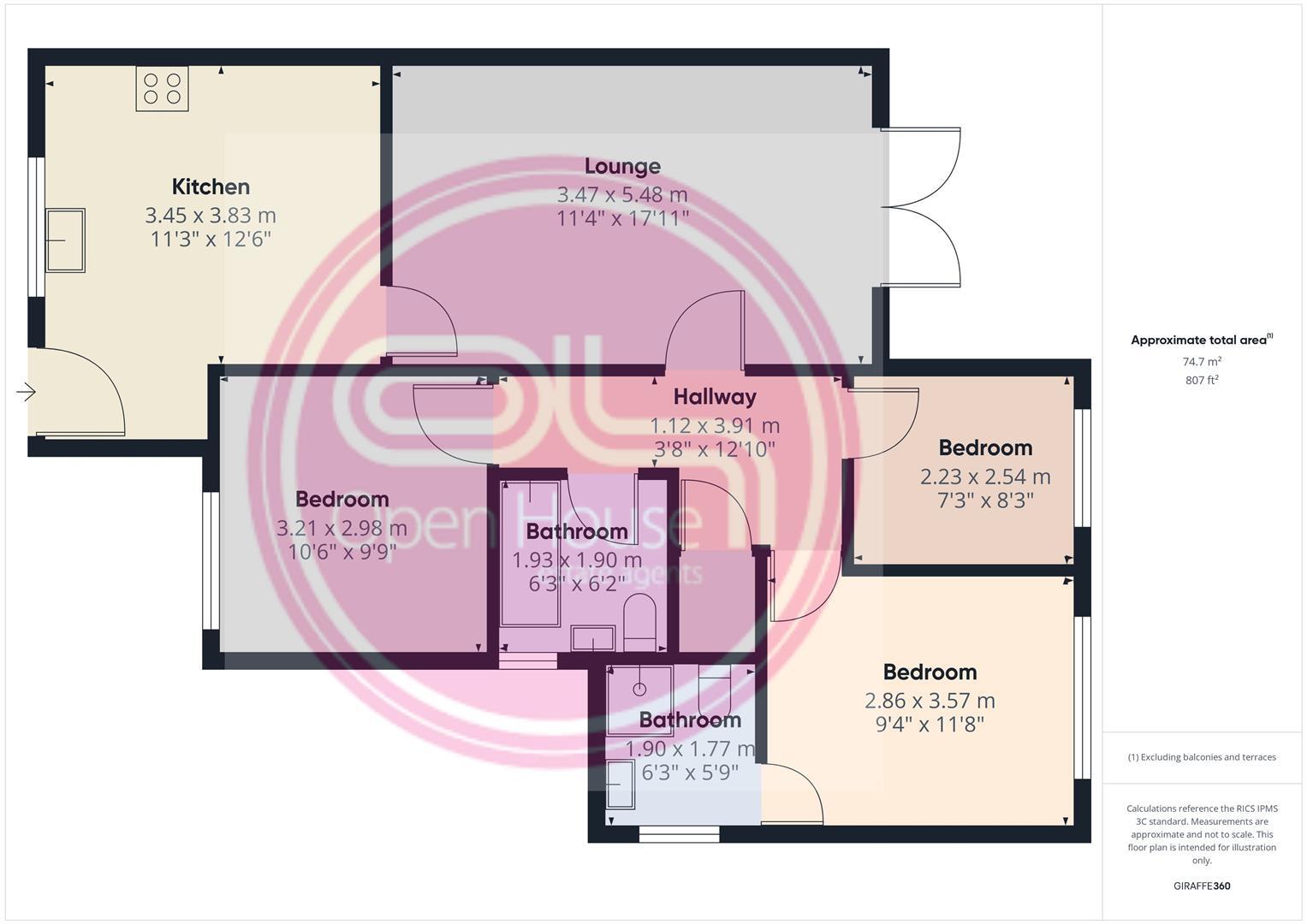 Cross Street, Castle Gresley floorplan
