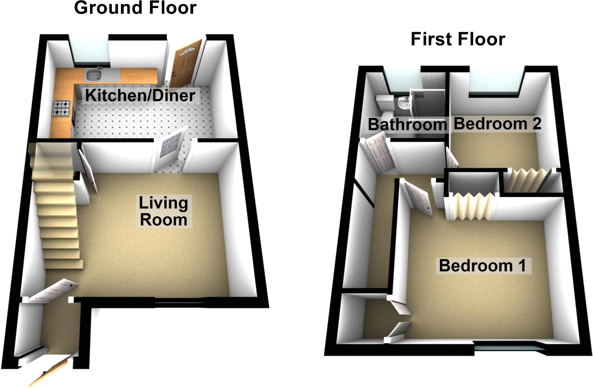 Wash Lane, Bury, BL9 7DJ floorplan