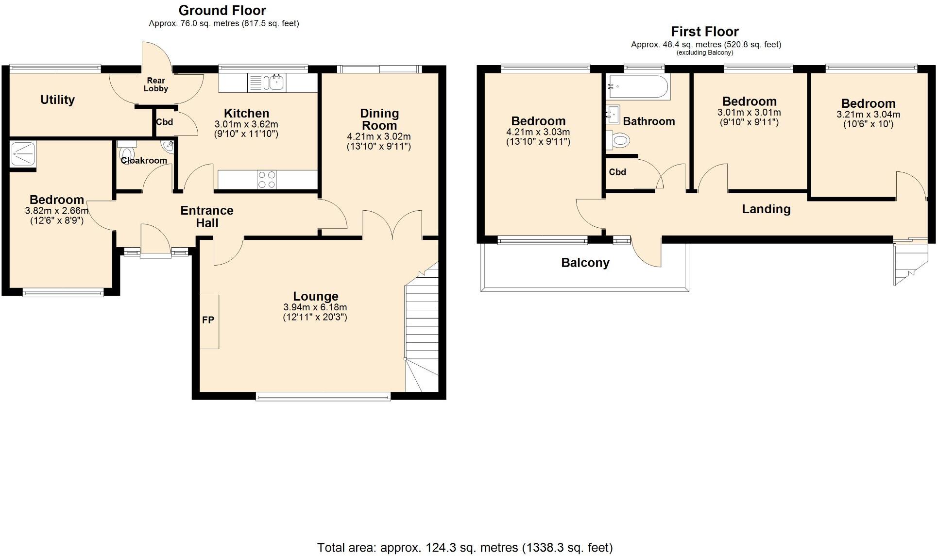 Hunters Chase, Holyhead, Anglesey, LL65 floorplan
