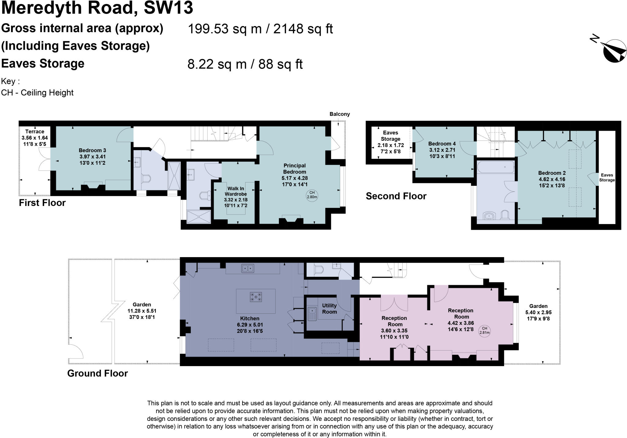 Meredyth Road, Barnes, London, SW13 floorplan