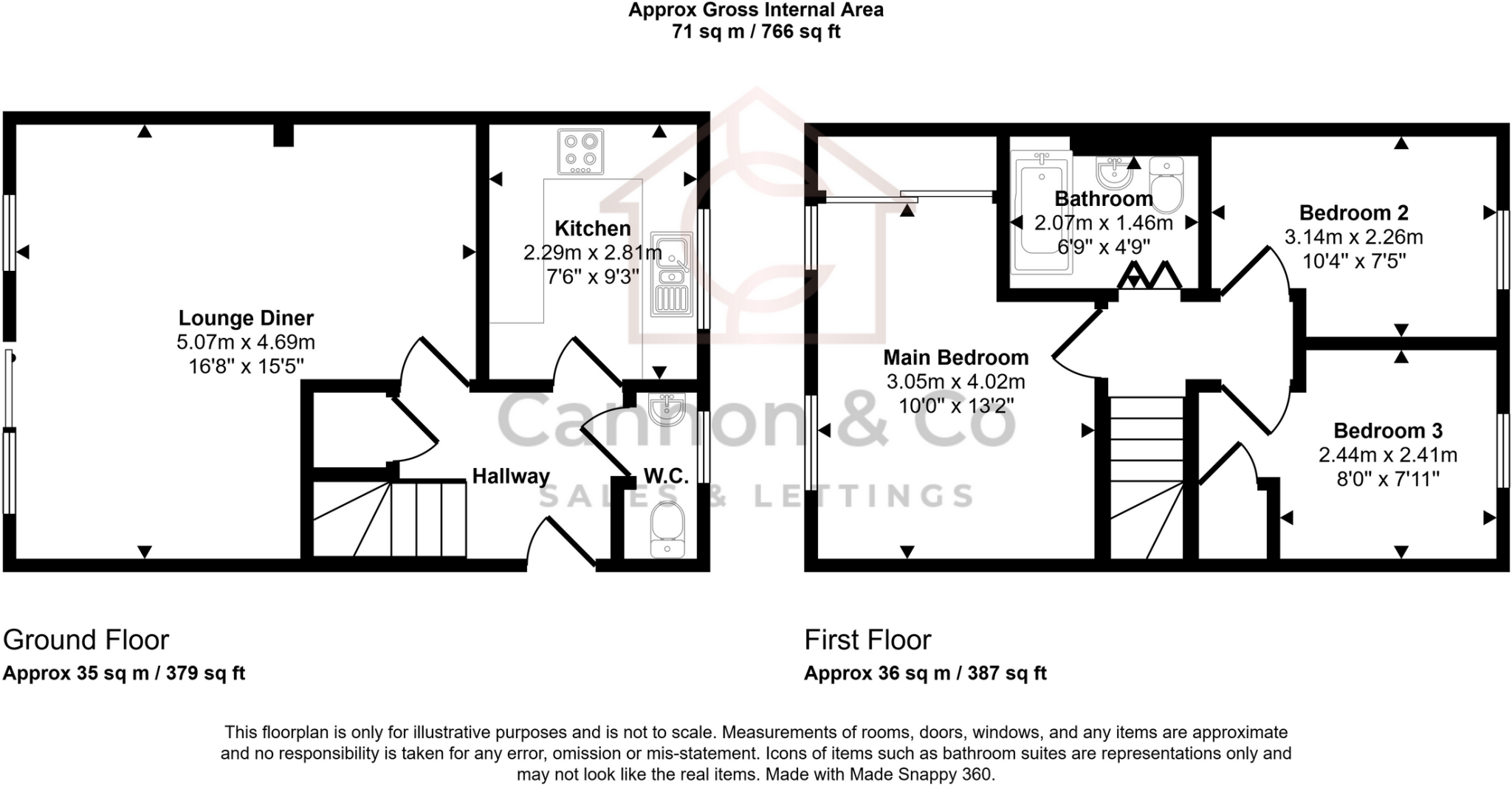 Burdett Grove, Whittlesey, Peterborough, Cambridgeshire floorplan