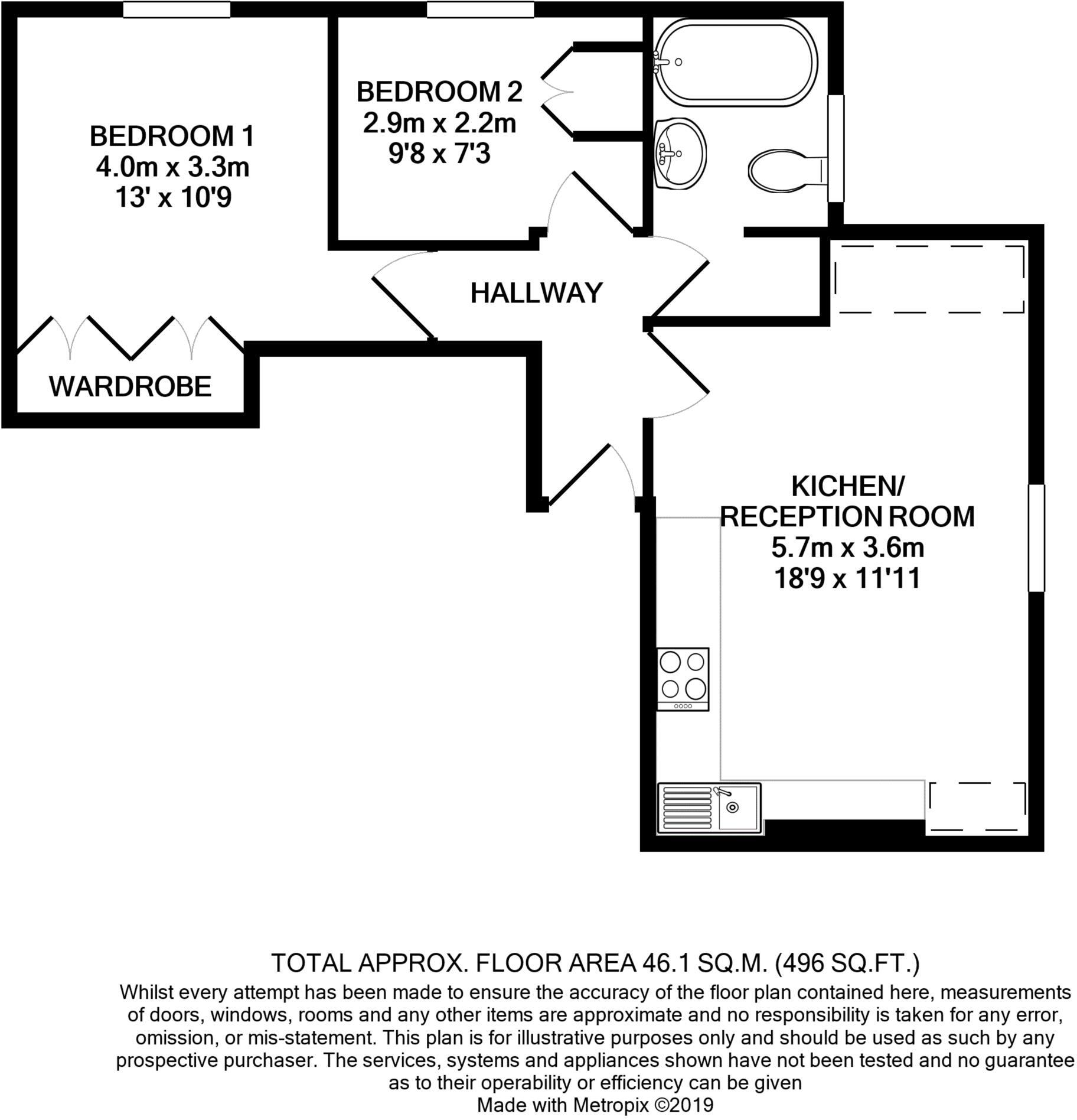 Deronda Road, Herne Hill floorplan
