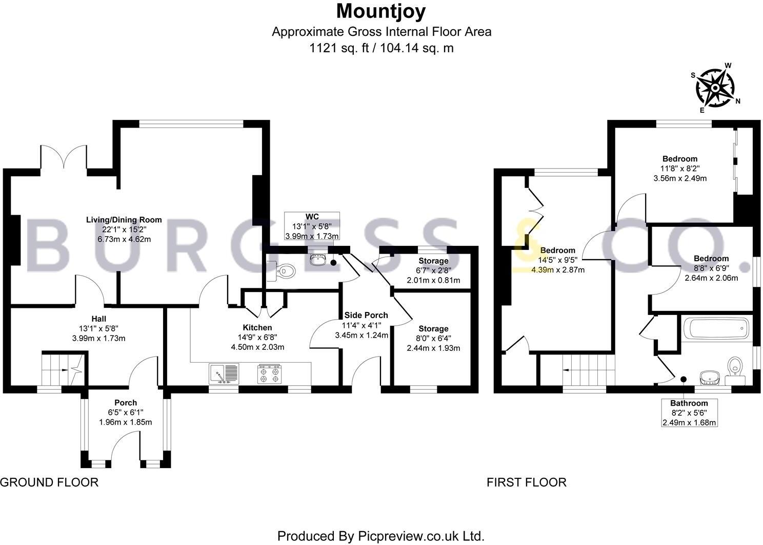 Mountjoy, Battle floorplan