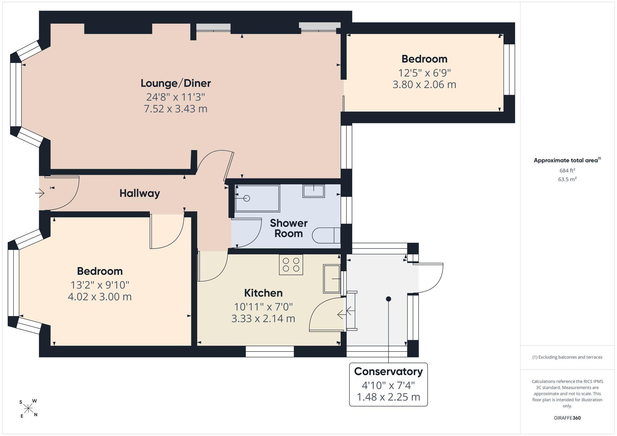 Vincent Close, Corringham, SS17 floorplan