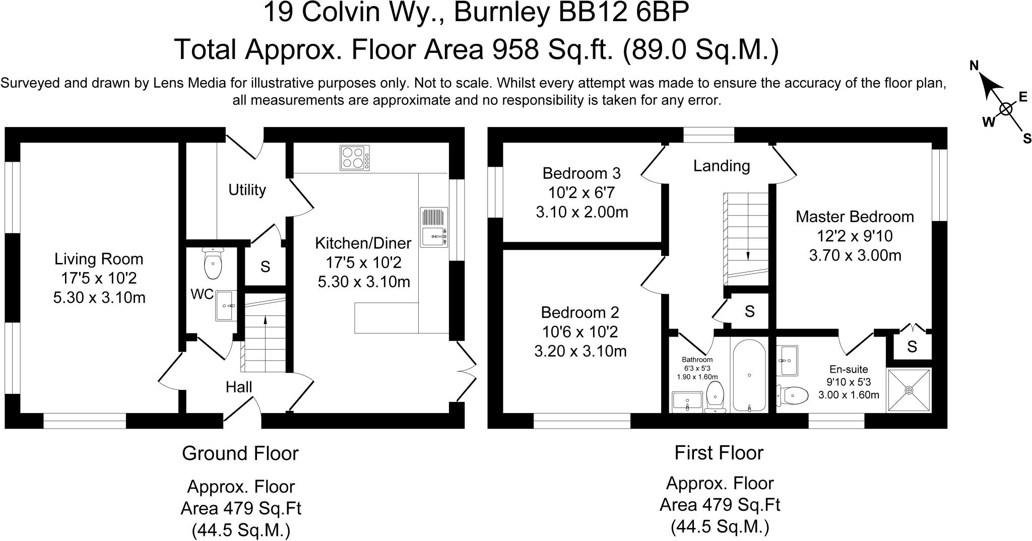 Colvin Way, Burnley floorplan