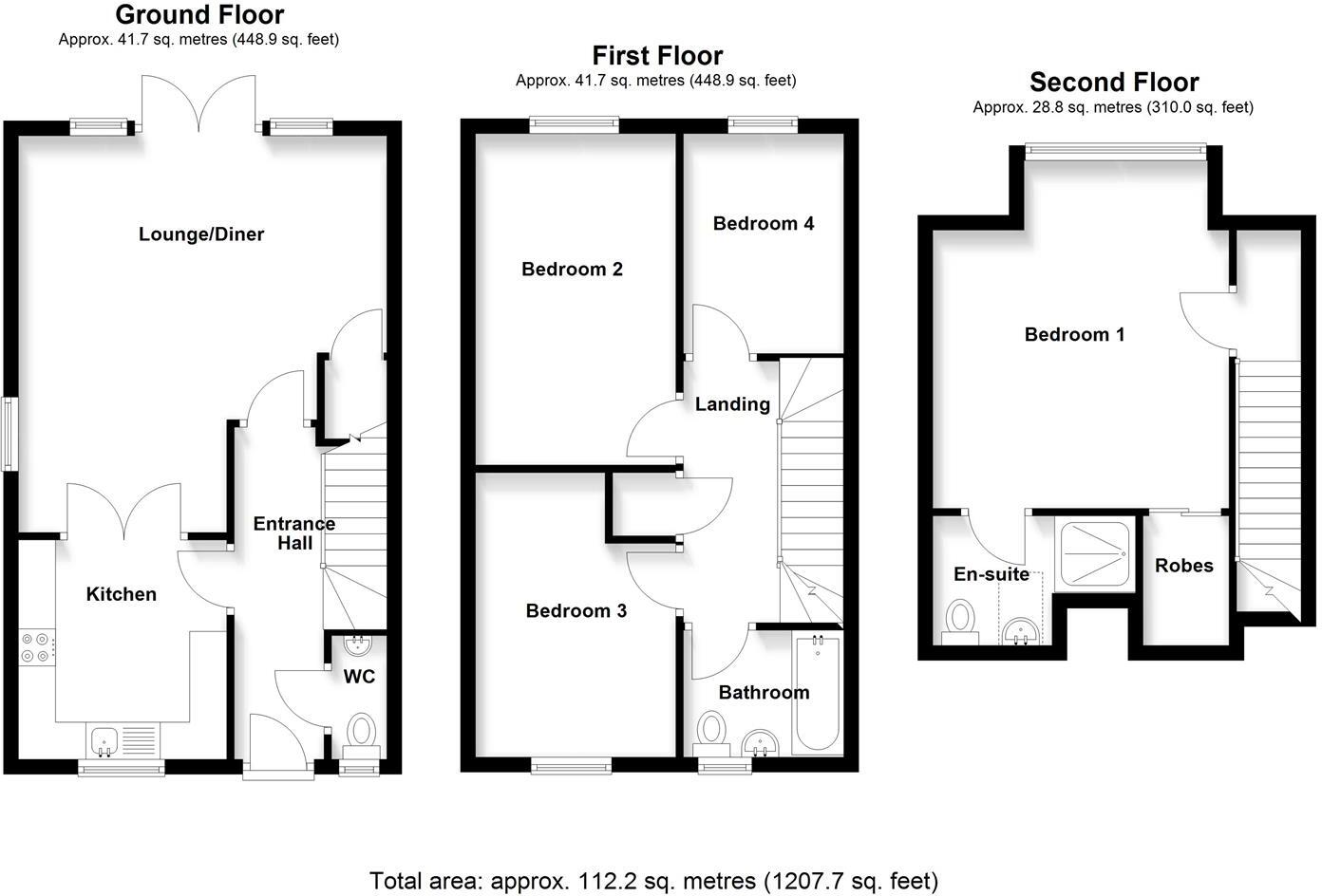 Dunnock Close, Knebworth floorplan
