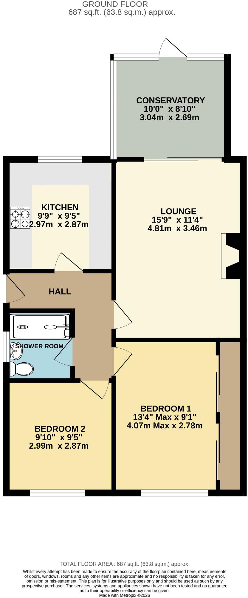 Haslar Crescent, Waterlooville floorplan