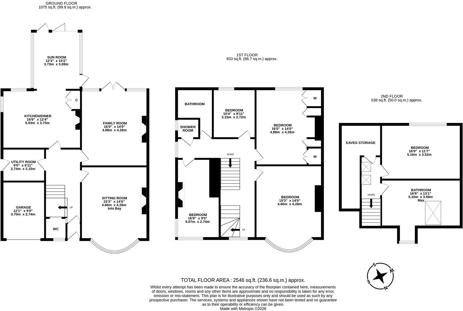 Bemersyde Drive, Jesmond, Newcastle upon Tyne floorplan