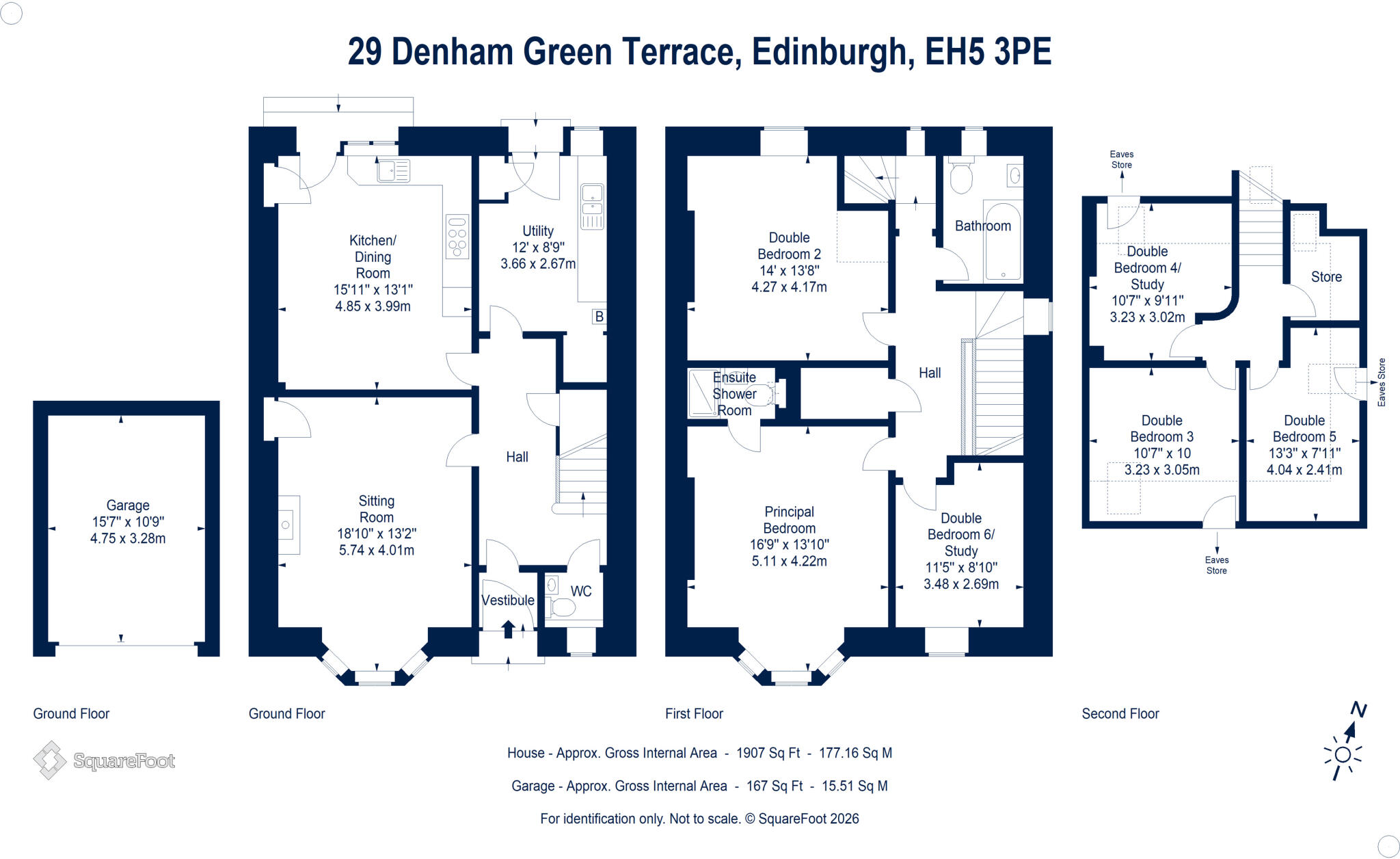 29, Denham Green Terrace, Trinity, Edinburgh, EH5 floorplan