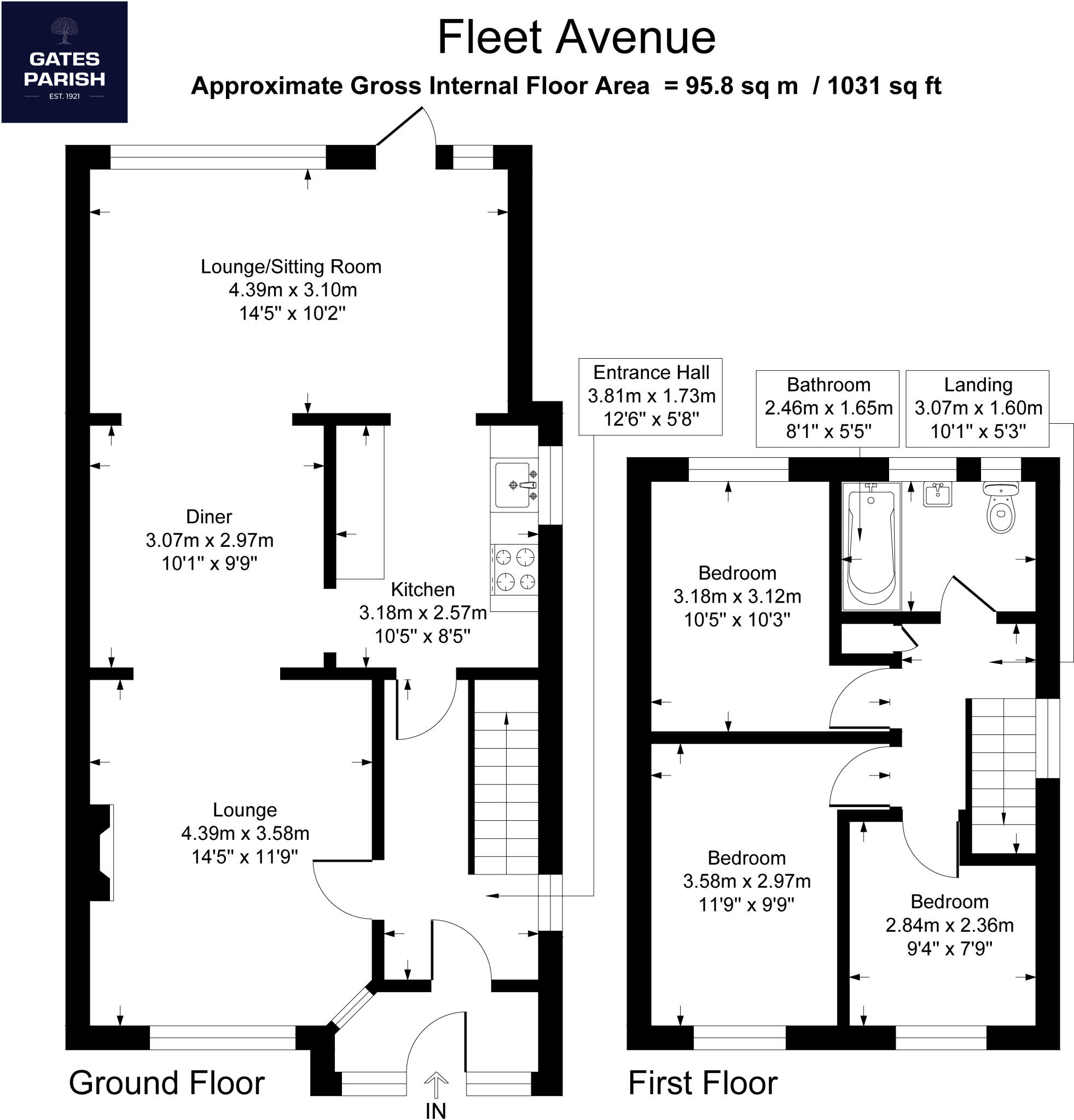 Fleet Avenue, Upminster, RM14 floorplan
