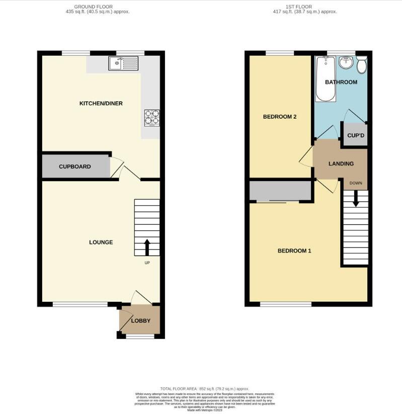 7 The Maltings Court, Market Rasen, Lincolnshire LN8 3AZ floorplan