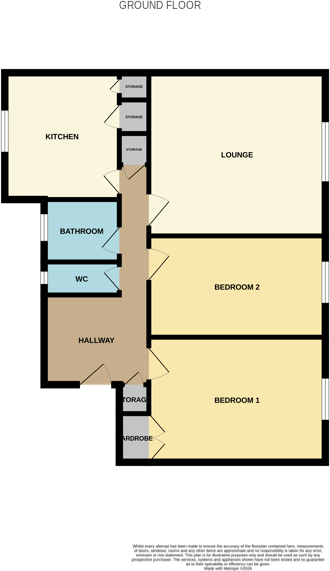 Louise Close, Great Yarmouth floorplan