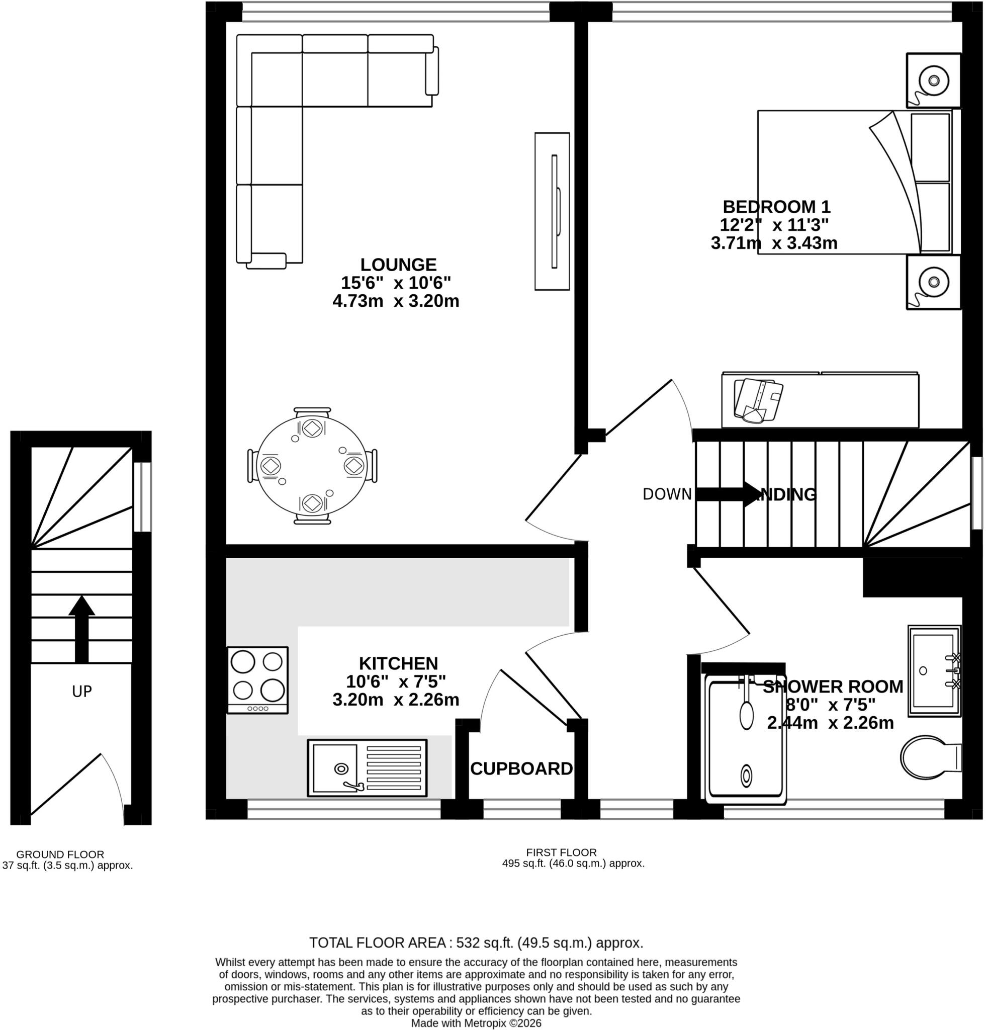 Brookfield Court, Leeds, West Yorkshire, LS13 floorplan