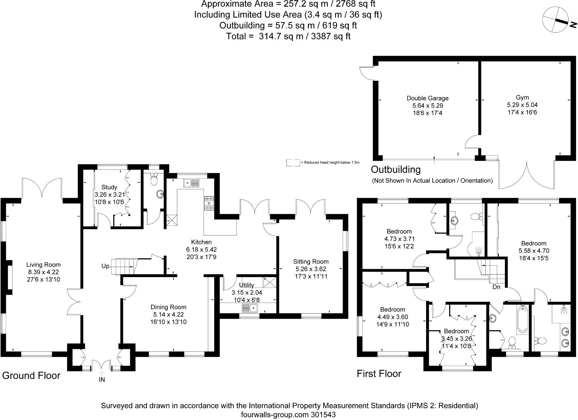 Oakwood Road, Wentworth Estate, Virginia Water GU25 4RZ floorplan