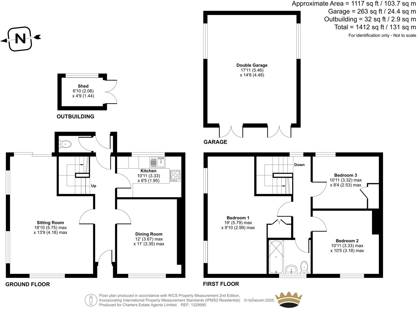 Ladycroft, Alresford, Hampshire, SO24 floorplan