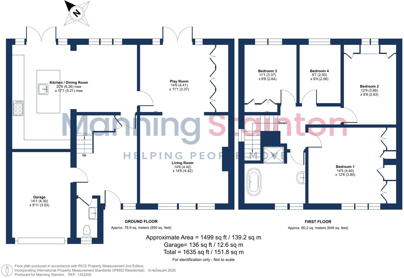 Nettleton Close, Bradford, West Yorkshire floorplan