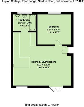 Newton Road, Leeds floorplan