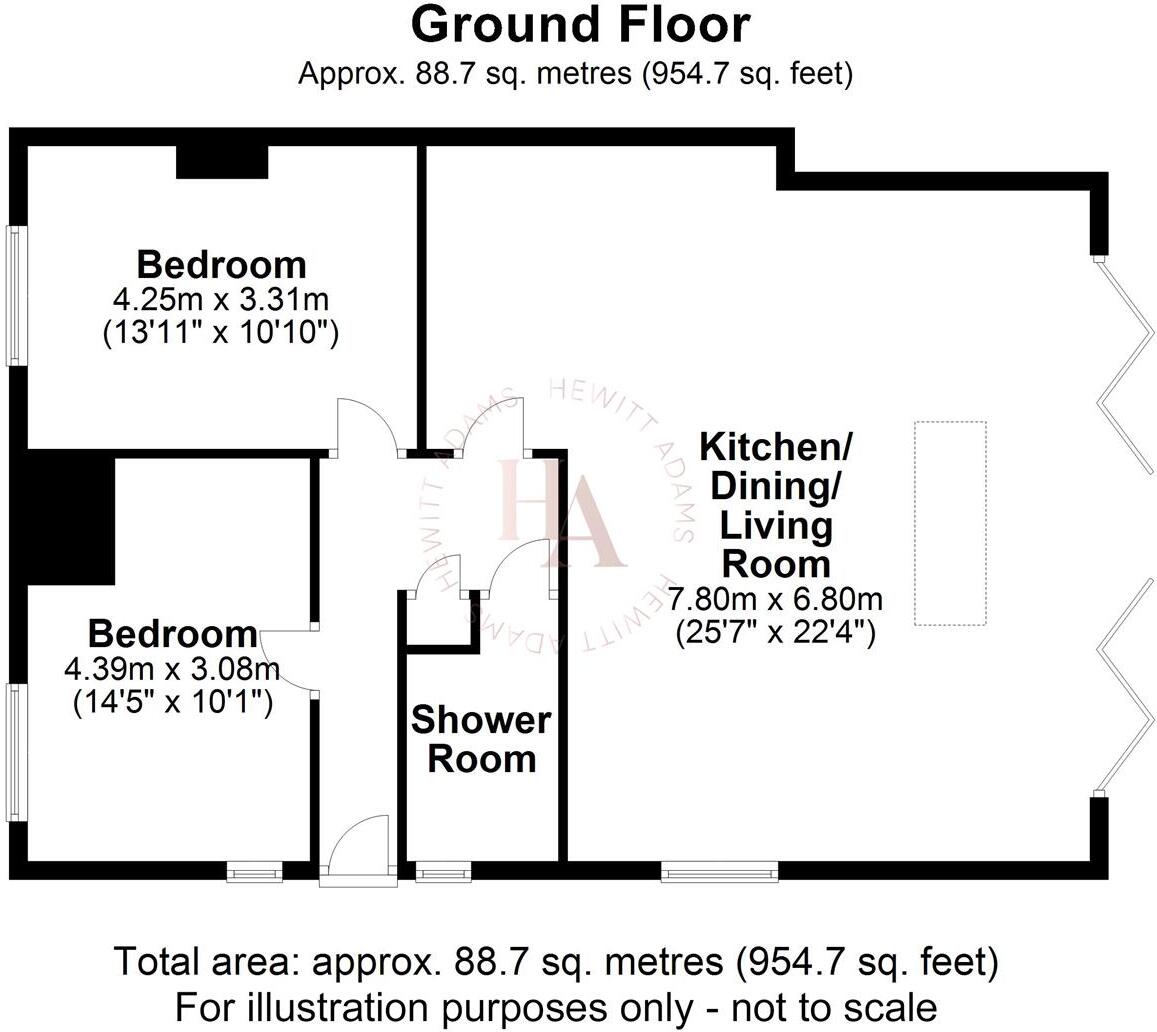 Woodend, Wirral floorplan