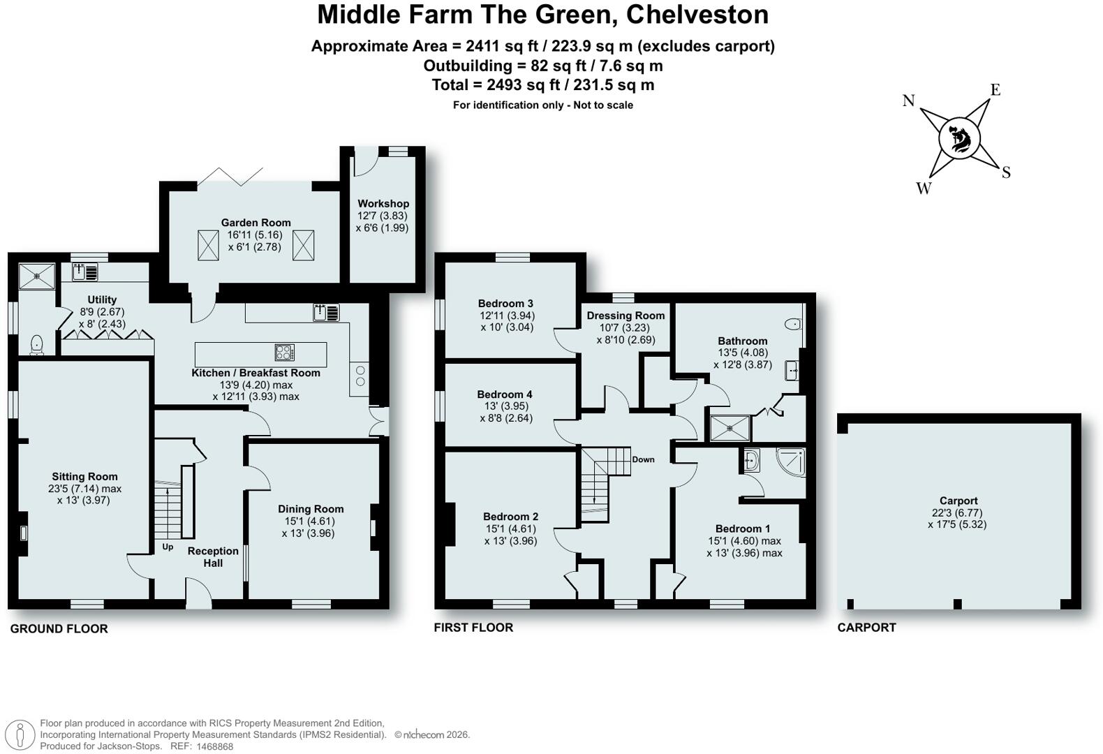 The Green, Chelveston, Northamptonshire, NN9 floorplan