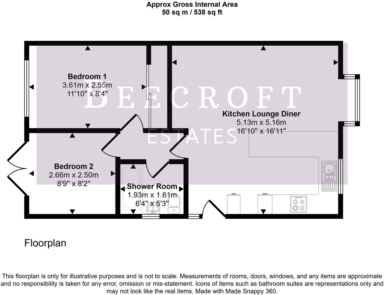 Billingley Drive, Thurnscoe, Rotherham floorplan