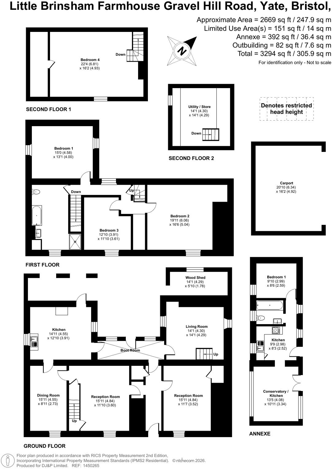 Gravel Hill Road, Yate, Bristol, South Gloucestershire, BS37 floorplan