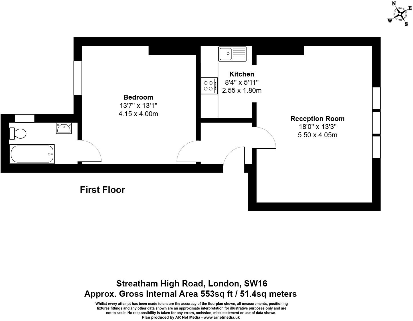 Streatham High Road, Streatham, London, SW16 floorplan