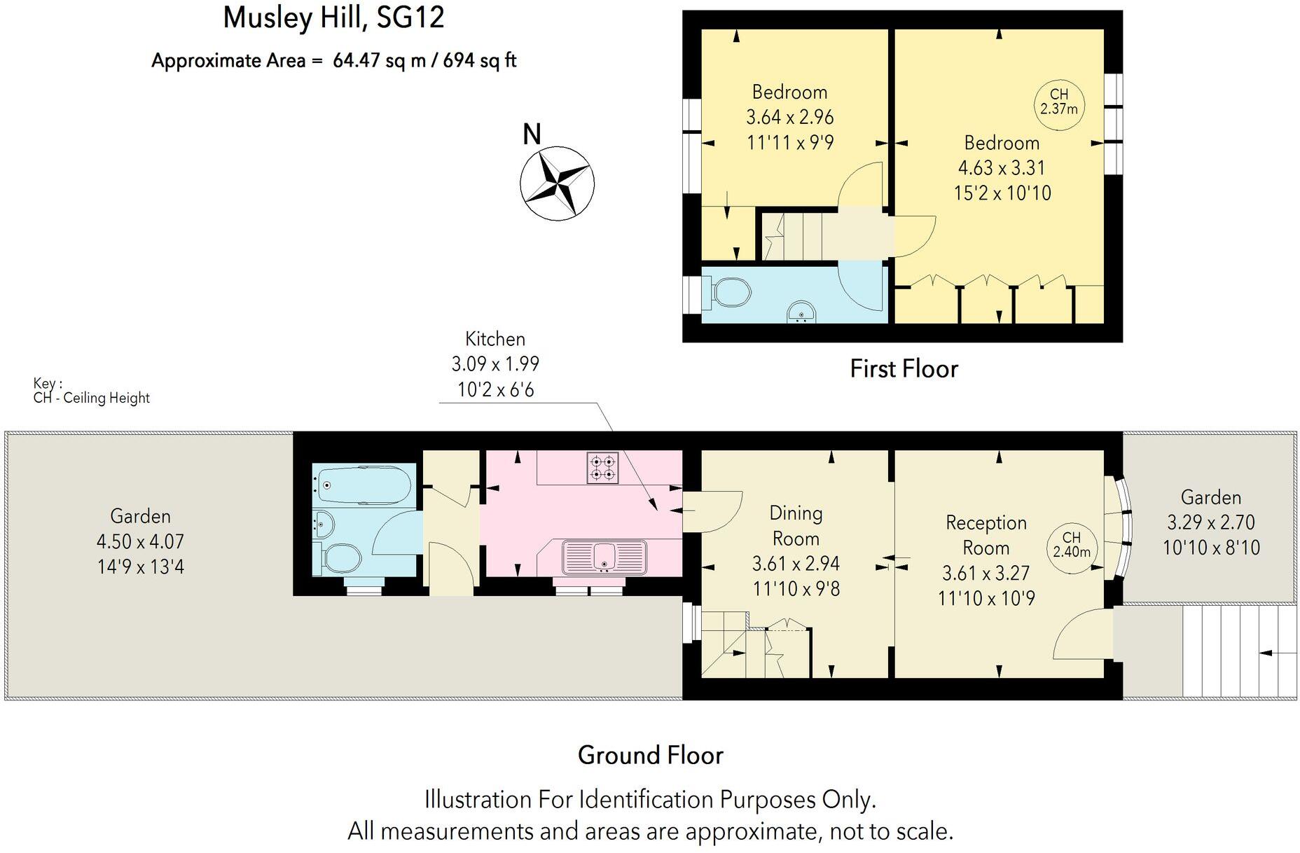 Musley Hill, Ware, SG12 floorplan