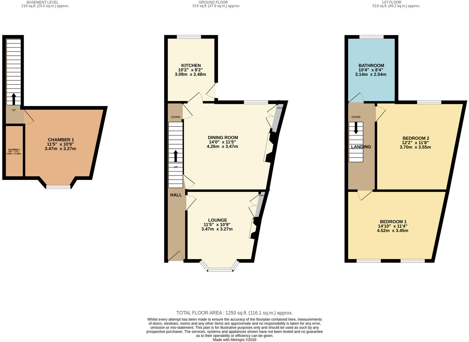 Victoria Drive, Sale, M33 floorplan