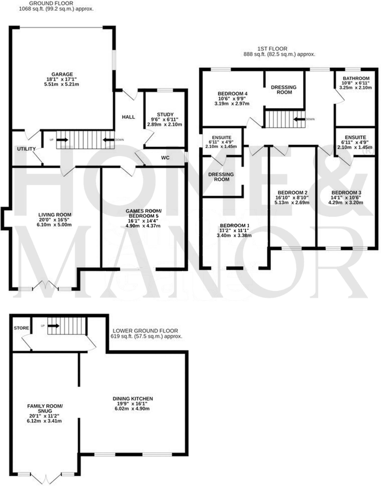 Heys Road, Holmfirth, HD9 floorplan
