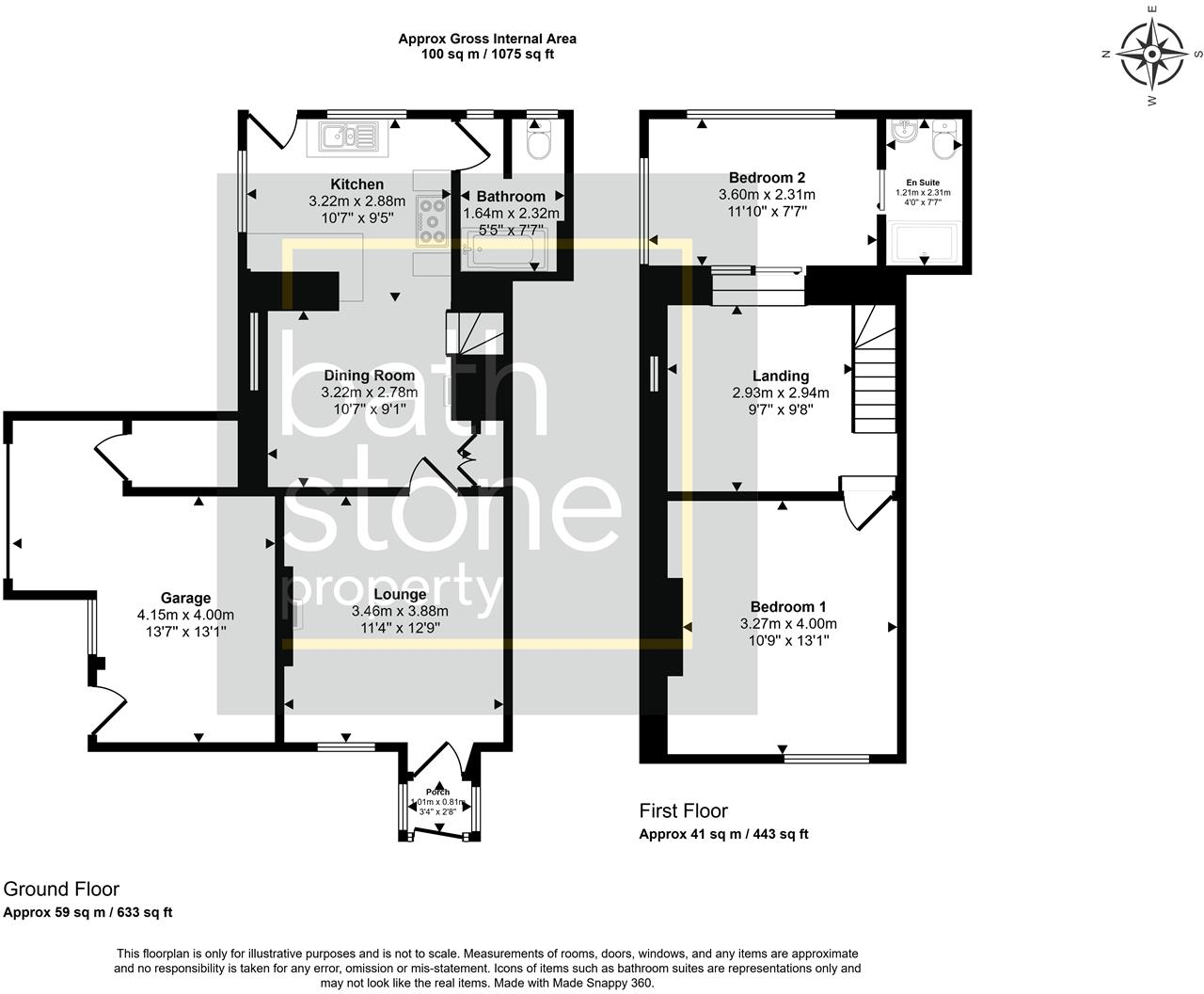 The Street, Chilcompton floorplan