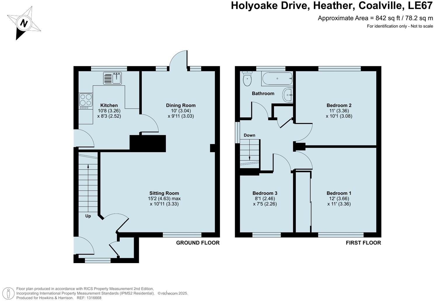 Holyoake Drive, Heather, LE67 floorplan