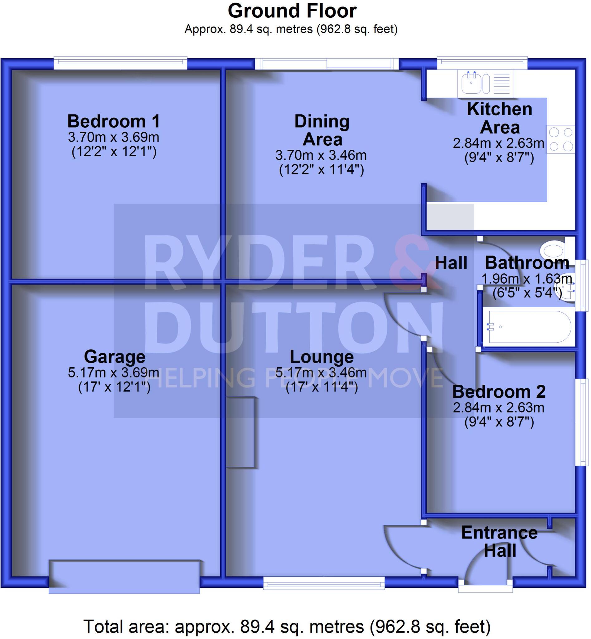 Keepers Drive, Norden, Rochdale, Greater Manchester, OL12 floorplan