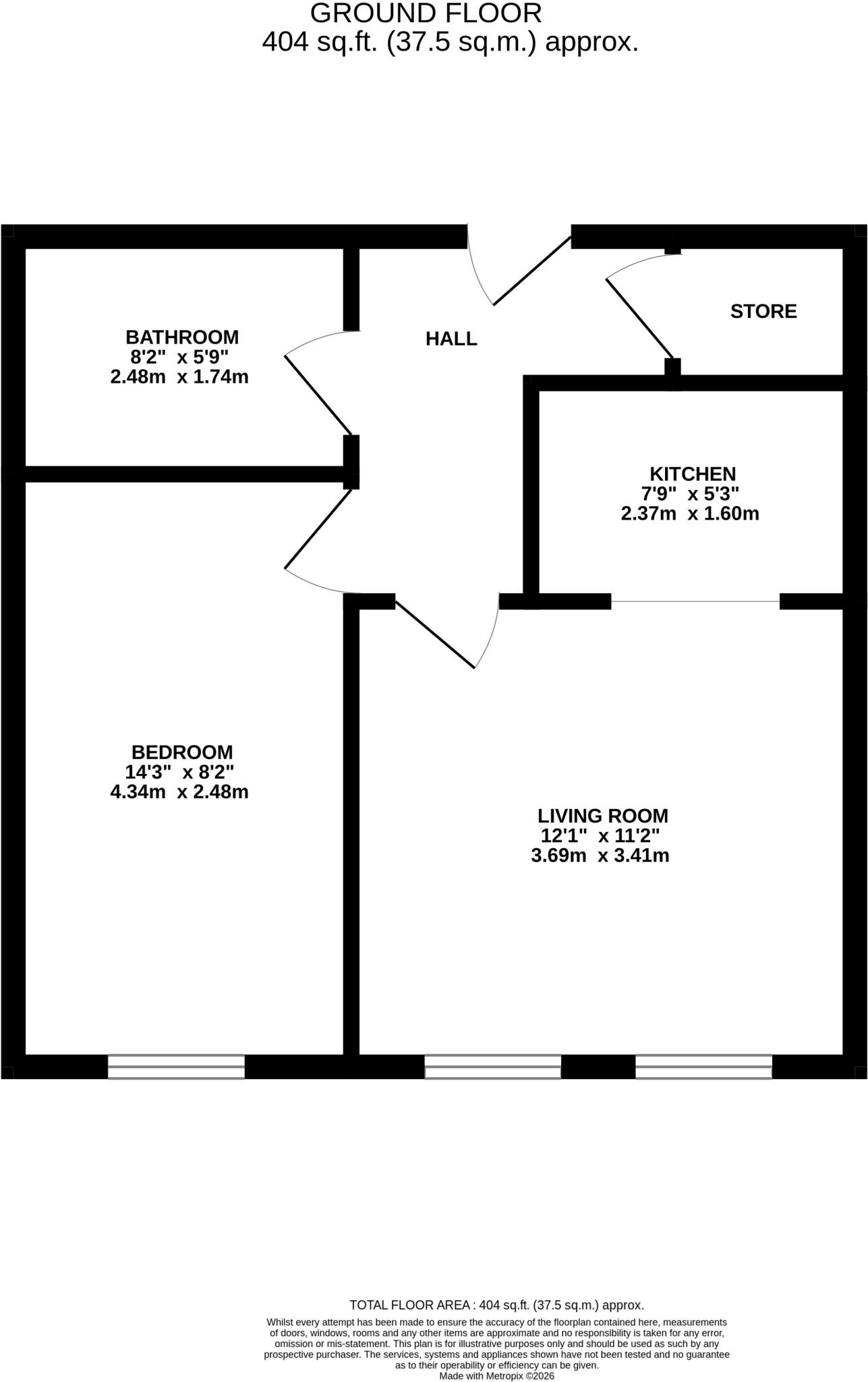 Victoria Court, Grimsby, DN31 floorplan