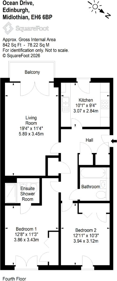 67, Ocean Drive, Edinburgh, Leith floorplan