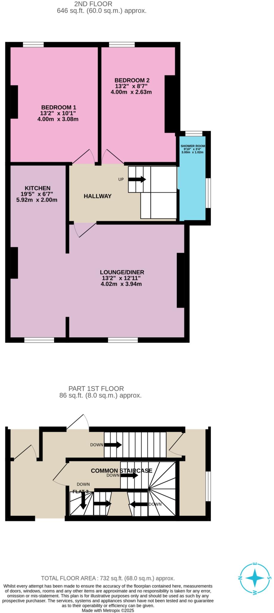 Selborne Road Hove floorplan