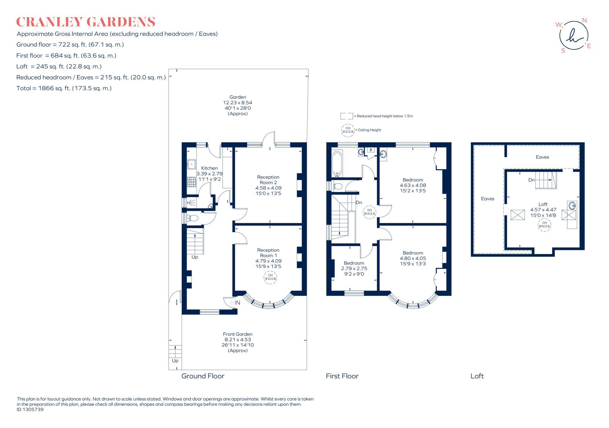 Cranley Gardens, London, N10 floorplan